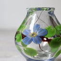 ガラス花入　Lundberg Studio　Steven Lundberg signed mixed cristal vase　[g038]