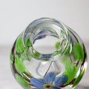 ガラス花入　Lundberg Studio　Steven Lundberg signed mixed cristal vase　[g038]