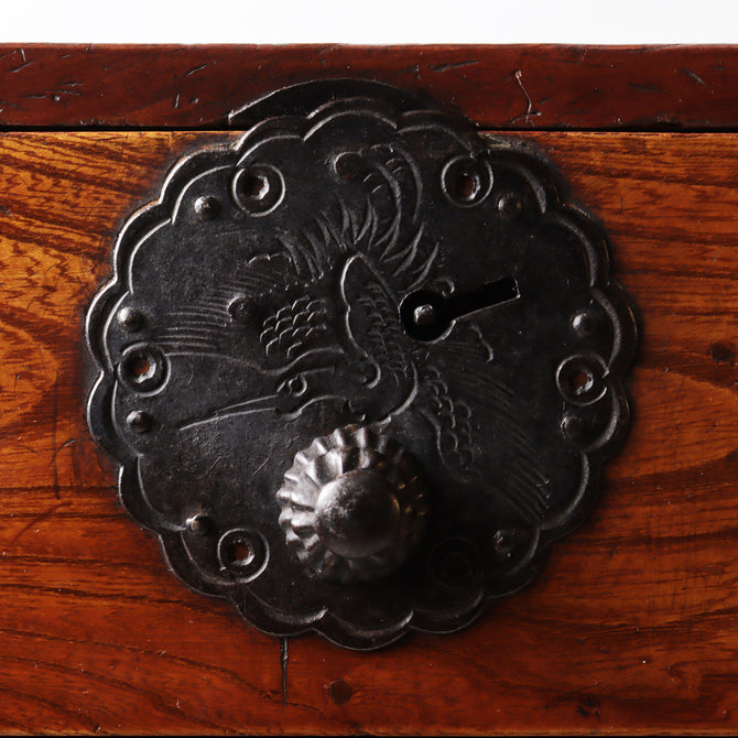 時代箪笥／庄内小箪笥　スタンド付き【Small chest with metal stand】 [j1224]　Japanese Antique Furniture