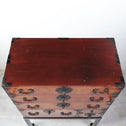 時代箪笥／庄内小箪笥　スタンド付き【Small chest with metal stand】 [j1224]　Japanese Antique Furniture