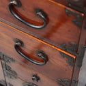 時代箪笥／庄内小箪笥　スタンド付き【Small chest with metal stand】 [j1224]　Japanese Antique Furniture