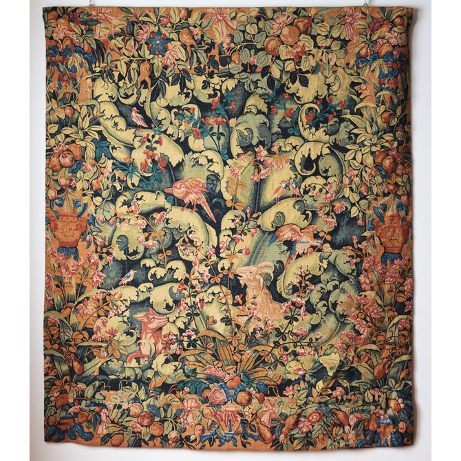 フレンチヴィンテージタペストリーby Robert Four Manufacture　【French Vintage Tapestry by Robert Four Manufacture "Verdure Royale "】[TX173]