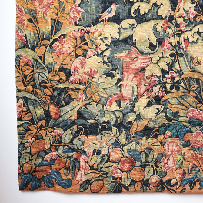 フレンチヴィンテージタペストリーby Robert Four Manufacture　【French Vintage Tapestry by Robert Four Manufacture "Verdure Royale "】[TX173]
