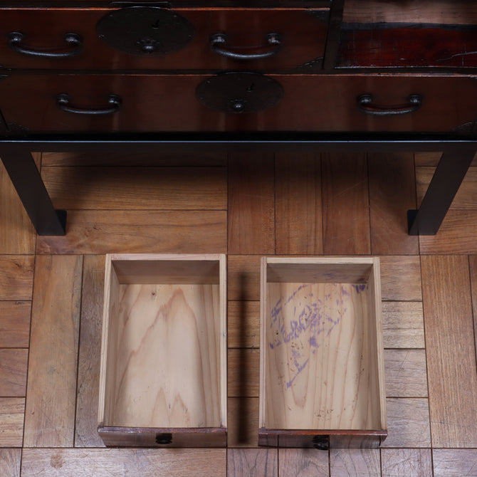 時代箪笥／小箪笥　スタンド付き【Small chest with metal stand】 [j1144]　Japanese Antique Furniture