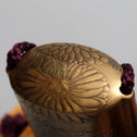 菊花金地高蒔絵印籠【INRO (Medicine case), Chrysanthemum design in Taka maki-e technique lacquered】[k0578]