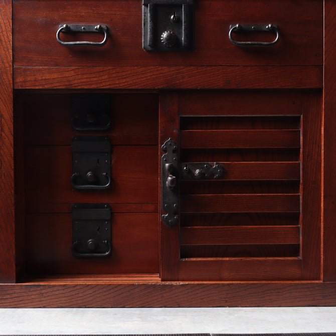 時代箪笥／越後帳場箪笥 【 ECHIGO MERCHANT CHEST 】 [j1226]　Japanese Antique Furniture
