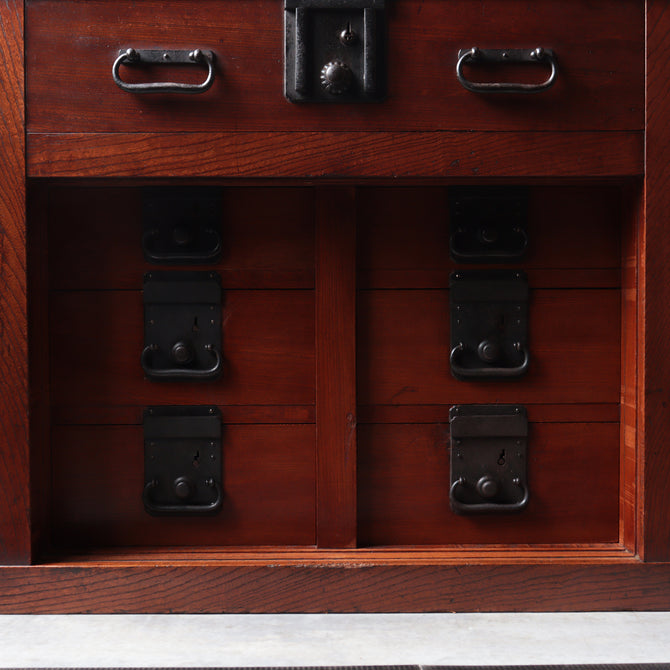 時代箪笥／越後帳場箪笥 【 ECHIGO MERCHANT CHEST 】 [j1226]　Japanese Antique Furniture