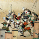 六曲屏風　平家物語絵巻【Folding screen The Tale of the Heike】　[k0595]