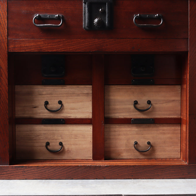 時代箪笥／越後帳場箪笥 【 ECHIGO MERCHANT CHEST 】 [j1226]　Japanese Antique Furniture