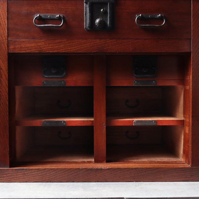 時代箪笥／越後帳場箪笥 【 ECHIGO MERCHANT CHEST 】 [j1226]　Japanese Antique Furniture