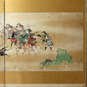 六曲屏風　平家物語絵巻【Folding screen The Tale of the Heike】　[k0595]
