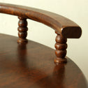 飛騨産業 サイドテーブル　丸テーブル（ キツツキマーク ）【Small table made by Hida Sangyo】[f0299]