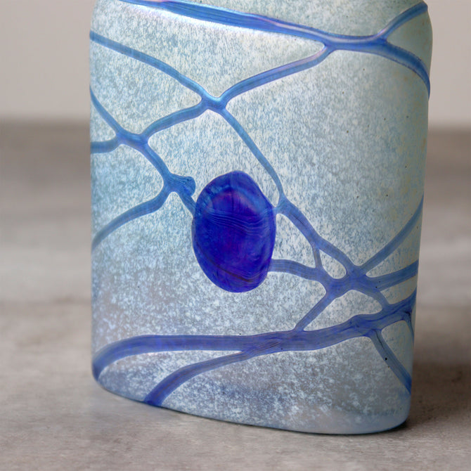 ガラス花入　KOSTABODA　Bertil Vallien　GALAXY BLUE　　[g044]