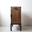 時代箪笥／米沢桜紋桐小箪笥　スタンド付き【YONEZAWA Small chest with metal stand】 [j1227]　Japanese Antique Furniture