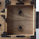 時代箪笥／米沢桜紋桐小箪笥　スタンド付き【YONEZAWA Small chest with metal stand】 [j1227]　Japanese Antique Furniture