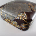 光琳草花図蒔絵硯箱[k0542]【Korin style lacquered writing box】