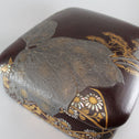 光琳草花図蒔絵硯箱[k0542]【Korin style lacquered writing box】