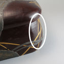 光琳草花図蒔絵硯箱[k0542]【Korin style lacquered writing box】