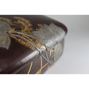 光琳草花図蒔絵硯箱[k0542]【Korin style lacquered writing box】