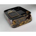 光琳草花図蒔絵硯箱[k0542]【Korin style lacquered writing box】