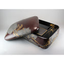 光琳草花図蒔絵硯箱[k0542]【Korin style lacquered writing box】