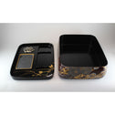 光琳草花図蒔絵硯箱[k0542]【Korin style lacquered writing box】