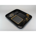 光琳草花図蒔絵硯箱[k0542]【Korin style lacquered writing box】