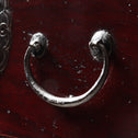 時代箪笥／庄内雪輪紋小箪笥　スタンド付き【SHOUNAI Small chest with metal stand】 [j1228]Japanese Antique Furniture