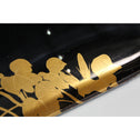 光琳草花図蒔絵硯箱[k0542]【Korin style lacquered writing box】