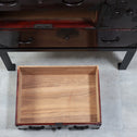 時代箪笥／庄内雪輪紋小箪笥　スタンド付き【SHOUNAI Small chest with metal stand】 [j1228]Japanese Antique Furniture