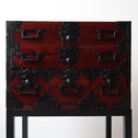 時代箪笥／酒田船箪笥　スタンド付き【FUNADANSU - sea chest with metal stand】 [j1229]　Japanese Antique Furniture