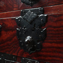 時代箪笥／酒田船箪笥　スタンド付き【FUNADANSU - sea chest with metal stand】 [j1229]　Japanese Antique Furniture