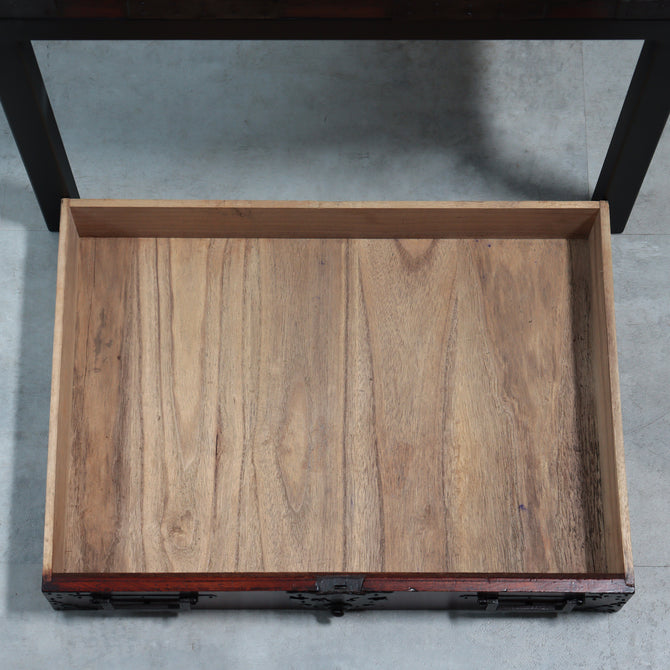 時代箪笥／酒田船箪笥　スタンド付き【FUNADANSU - sea chest with metal stand】 [j1229]　Japanese Antique Furniture
