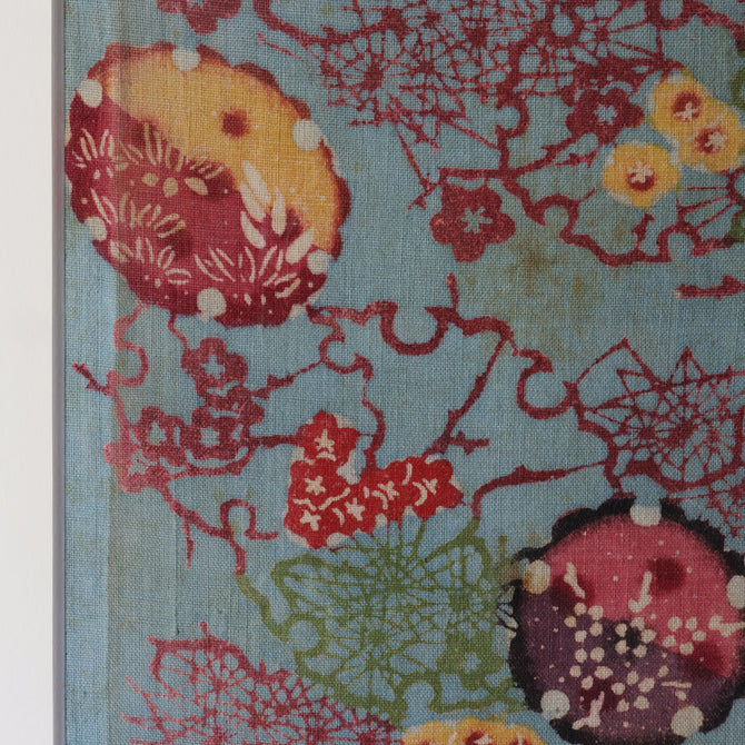 紅型額装　【 Framed Bingata textile ( Okinawa ) 】[TX150]