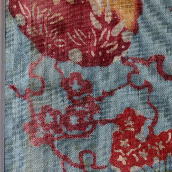 紅型額装　【 Framed Bingata textile ( Okinawa ) 】[TX150]
