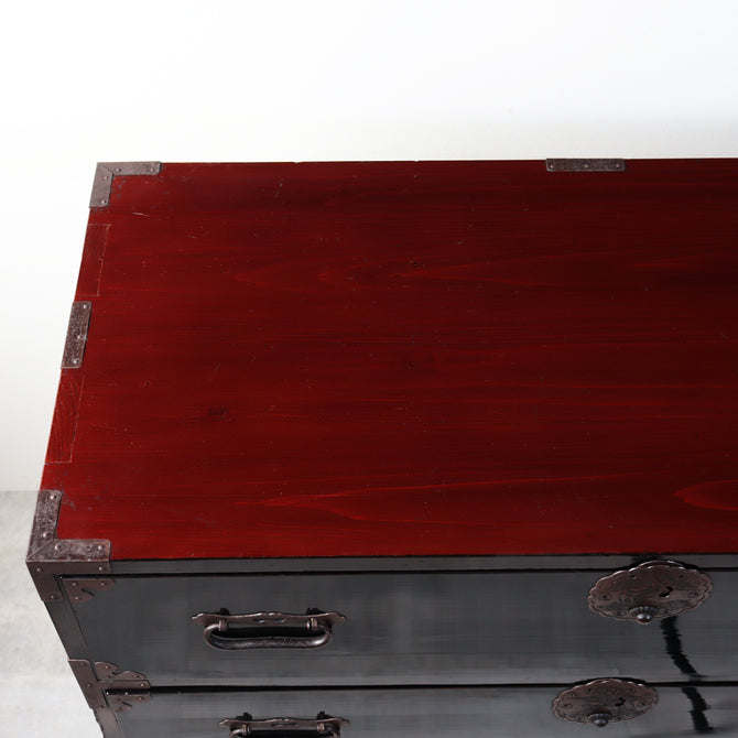 時代箪笥／庄内衣裳箪笥　スタンド付き【Shounai clothing chest with metal stand】 [j1231]Japanese Antique Furniture