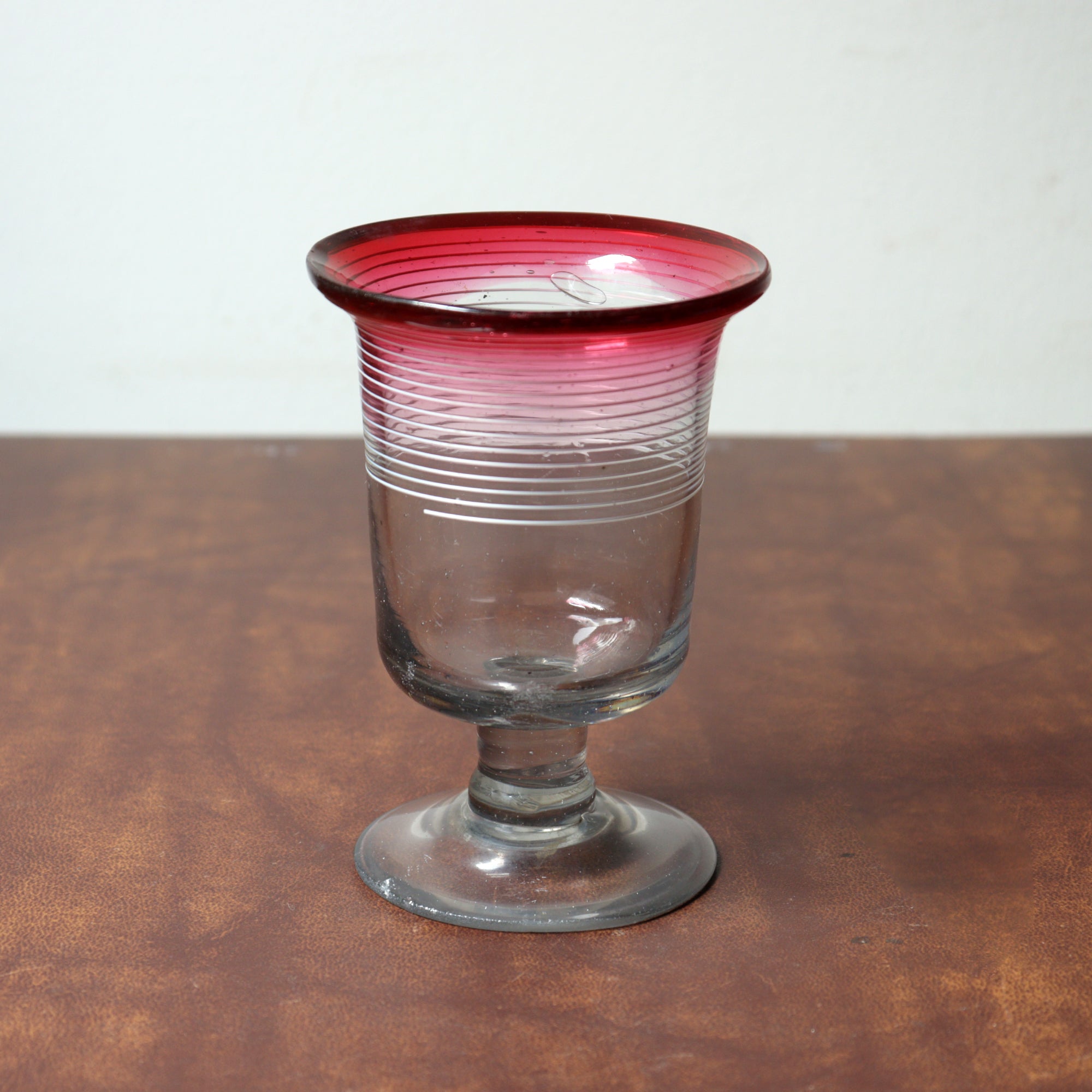 氷コップ赤縁水玉模様 氷コップ赤縁水玉模様 工芸品