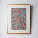紅型額装　【 Framed Bingata textile ( Okinawa ) 】[TX150]