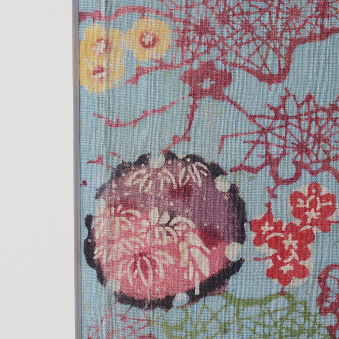 紅型額装　【 Framed Bingata textile ( Okinawa ) 】[TX150]
