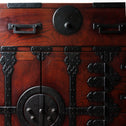 時代箪笥／欅長岡帳場箪笥  [j1189]【 Nagaoka merchant's chest -Japanese antique furniture】