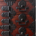 時代箪笥／欅長岡帳場箪笥  [j1189]【 Nagaoka merchant's chest -Japanese antique furniture】