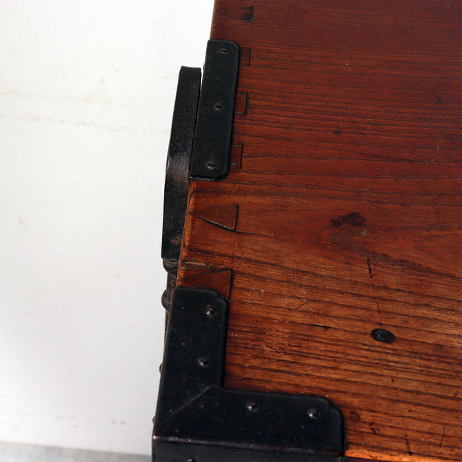 時代箪笥／欅長岡帳場箪笥  [j1189]【 Nagaoka merchant's chest -Japanese antique furniture】