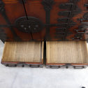 時代箪笥／欅長岡帳場箪笥  [j1189]【 Nagaoka merchant's chest -Japanese antique furniture】