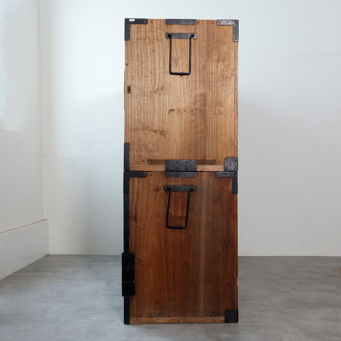 時代箪笥／総桐佐渡衣裳箪笥  [j1191]【 Sado clothing chest -Japanese antique furniture】