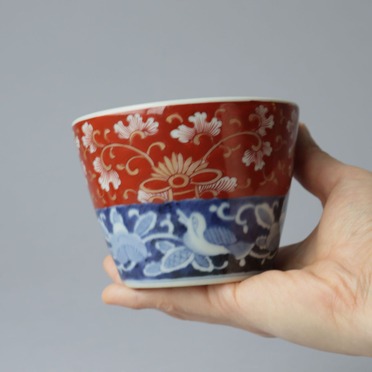 古伊万里赤絵蕎麦猪口 1客【OLD IMARI SOBA CHOKO -soba noodle