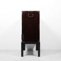 時代箪笥／黒塗閂付小箪笥　スタンド付き【Small chest with metal stand】 [j1193]　Japanese Antique Furniture