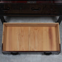 時代箪笥／黒塗閂付小箪笥　スタンド付き【Small chest with metal stand】 [j1193]　Japanese Antique Furniture