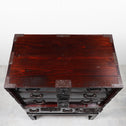 時代箪笥／黒塗閂付小箪笥　スタンド付き【Small chest with metal stand】 [j1193]　Japanese Antique Furniture