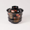 輪島塗撫子図蒔絵吸物椀五客揃い [L0001-5]