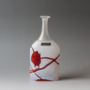 ガラス花入　KOSTABODA　Bertil Vallien　GALAXY RED　　[g046]